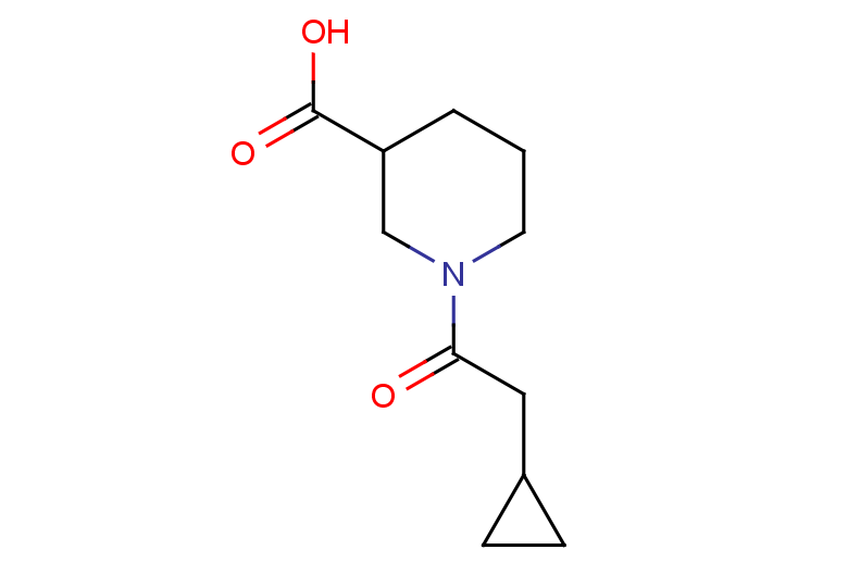 1-(2-cyclopropylacetyl)piperidine-3-carboxylic acid