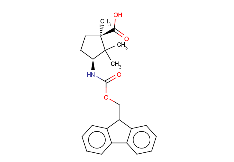 (1R,3S)-3-({[(9H-fluoren-9-yl)methoxy]carbonyl}amino)-1,2,2-trimethylcyclopentane-1-carboxylic acid