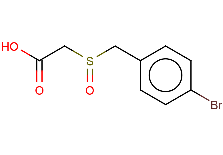 2-[(4-bromophenyl)methanesulfinyl]acetic acid