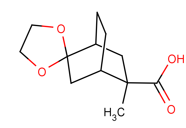 5-methylspiro[bicyclo[2.2.2]octane-2,2'-[1,3]dioxolane]-5-carboxylic acid