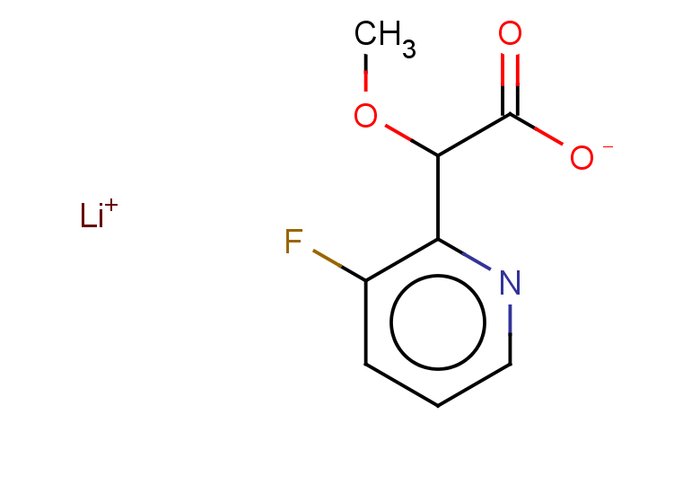 lithium 2-(3-fluoropyridin-2-yl)-2-methoxyacetate