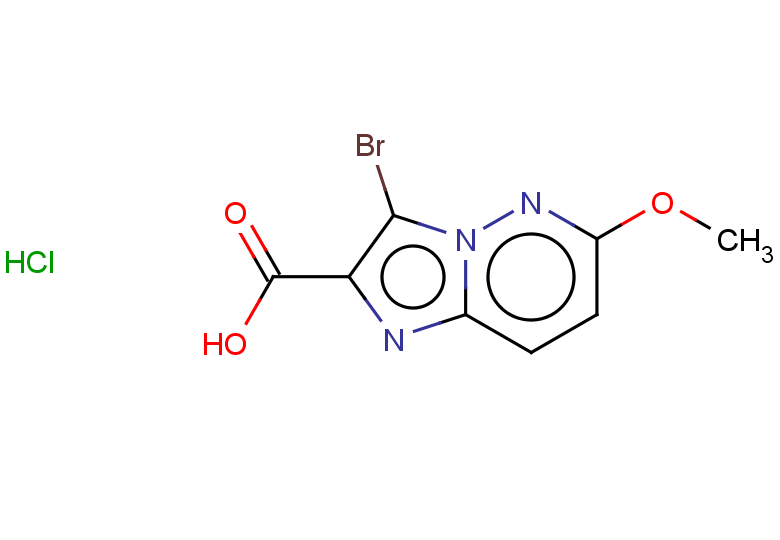 3-bromo-6-methoxyimidazo[1,2-b]pyridazine-2-carboxylic acid hydrochloride