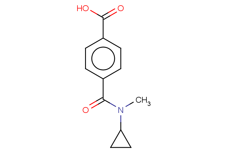 4-[cyclopropyl(methyl)carbamoyl]benzoic acid