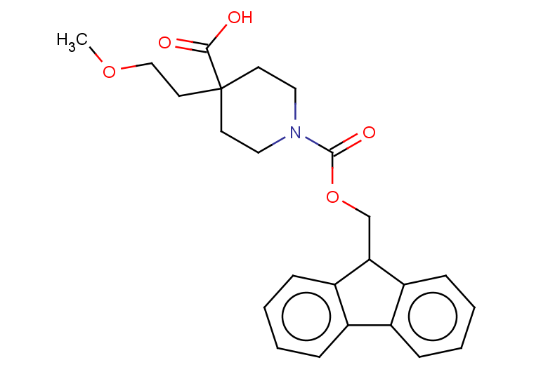 1-{[(9H-fluoren-9-yl)methoxy]carbonyl}-4-(2-methoxyethyl)piperidine-4-carboxylic acid