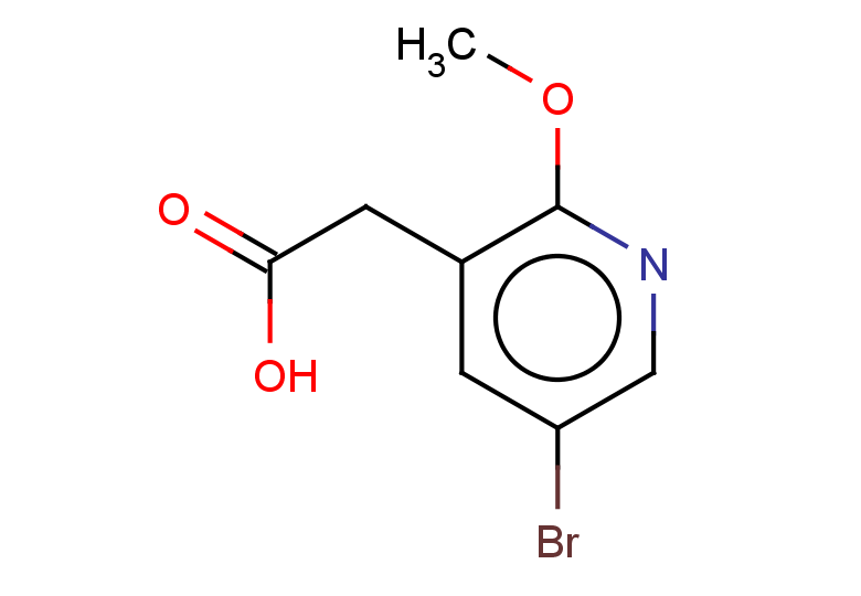 2-(5-bromo-2-methoxypyridin-3-yl)acetic acid