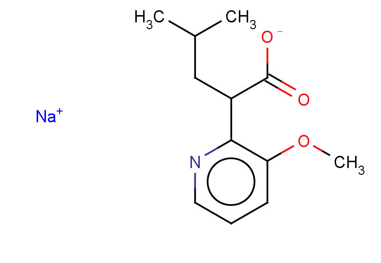 sodium 2-(3-methoxypyridin-2-yl)-4-methylpentanoate