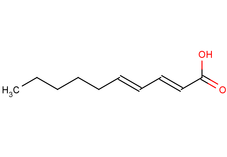 (2E,4E)-deca-2,4-dienoic acid