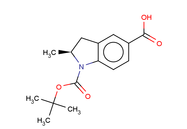 (2S)-1-[(tert-butoxy)carbonyl]-2-methyl-2,3-dihydro-1H-indole-5-carboxylic acid