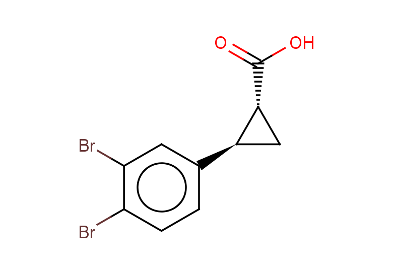rac-(1R,2R)-2-(3,4-dibromophenyl)cyclopropane-1-carboxylic acid, trans