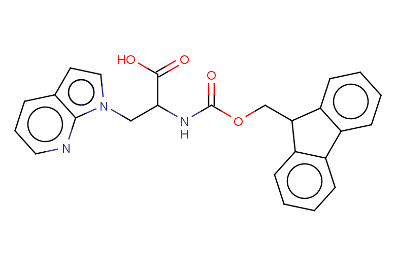 2-({[(9H-fluoren-9-yl)methoxy]carbonyl}amino)-3-{1H-pyrrolo[2,3-b]pyridin-1-yl}propanoic acid