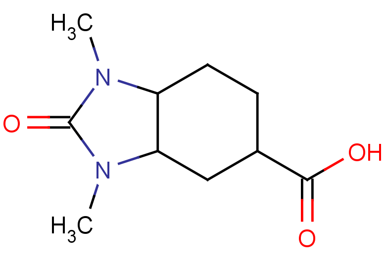 1,3-dimethyl-2-oxo-octahydro-1H-1,3-benzodiazole-5-carboxylic acid