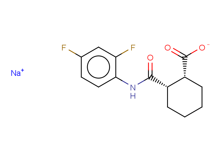 rac-sodium (1R,2S)-2-[(2,4-difluorophenyl)carbamoyl]cyclohexane-1-carboxylate, cis