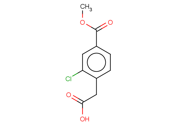 2-[2-chloro-4-(methoxycarbonyl)phenyl]acetic acid