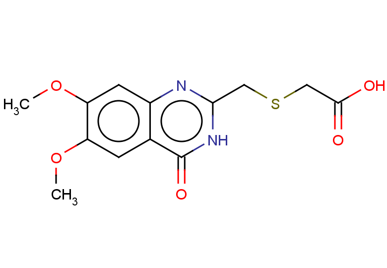 2-{[(6,7-dimethoxy-4-oxo-3,4-dihydroquinazolin-2-yl)methyl]sulfanyl}acetic acid