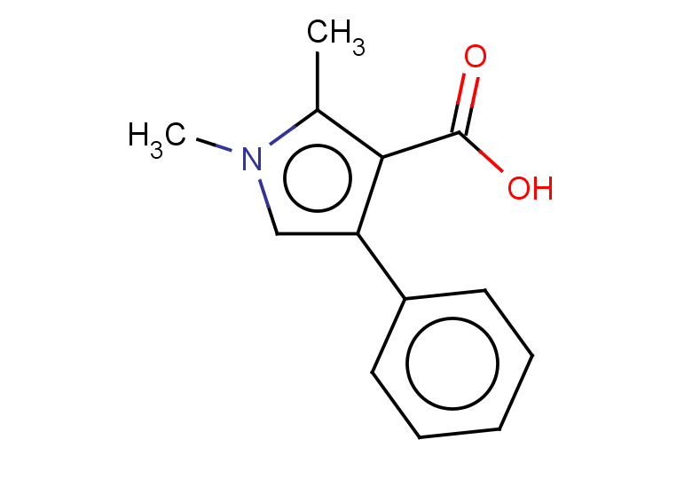 1,2-dimethyl-4-phenyl-1H-pyrrole-3-carboxylic acid
