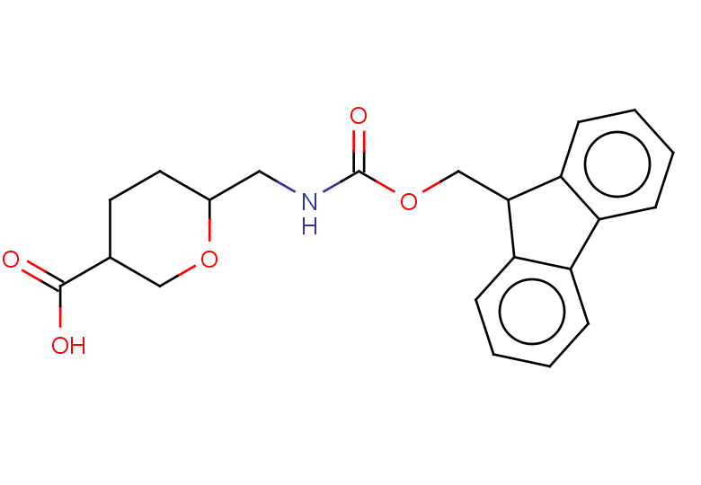 6-[({[(9H-fluoren-9-yl)methoxy]carbonyl}amino)methyl]oxane-3-carboxylic acid, Mixture of diastereomers