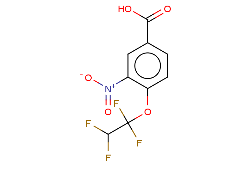 3-nitro-4-(1,1,2,2-tetrafluoroethoxy)benzoic acid