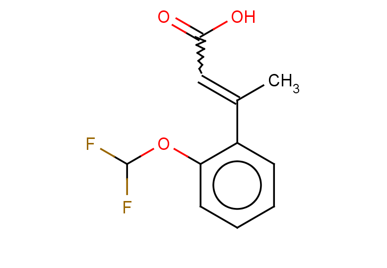 3-[2-(difluoromethoxy)phenyl]but-2-enoic acid