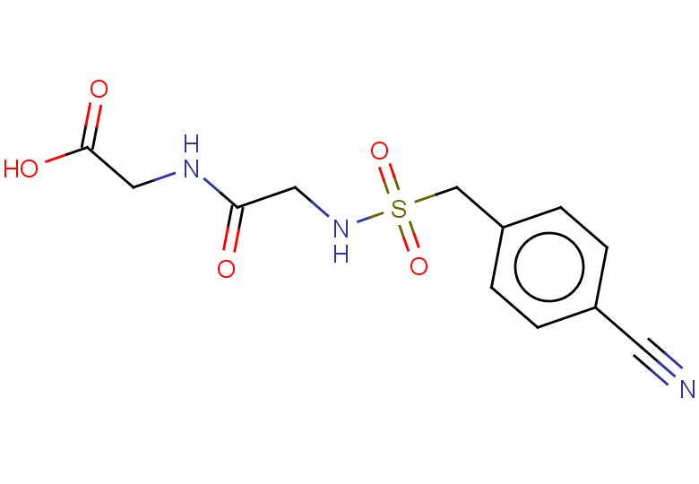 2-{2-[(4-cyanophenyl)methanesulfonamido]acetamido}acetic acid