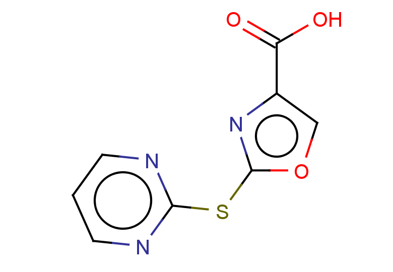 2-(pyrimidin-2-ylsulfanyl)-1,3-oxazole-4-carboxylic acid