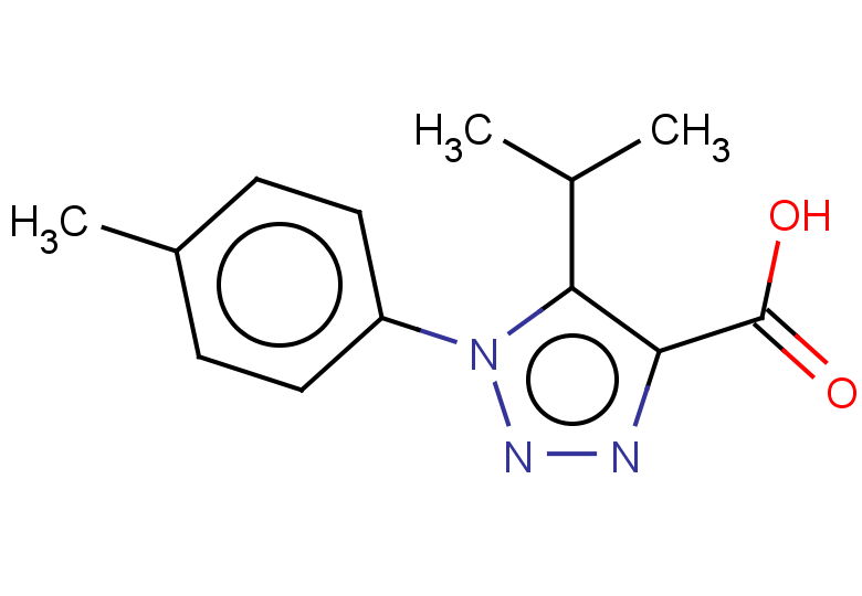 1-(4-methylphenyl)-5-(propan-2-yl)-1H-1,2,3-triazole-4-carboxylic acid