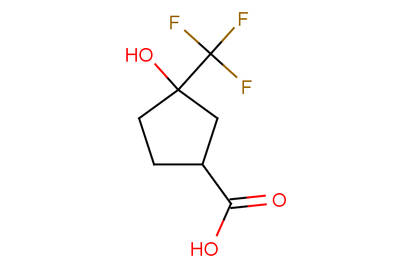 3-hydroxy-3-(trifluoromethyl)cyclopentane-1-carboxylic acid, Mixture of diastereomers