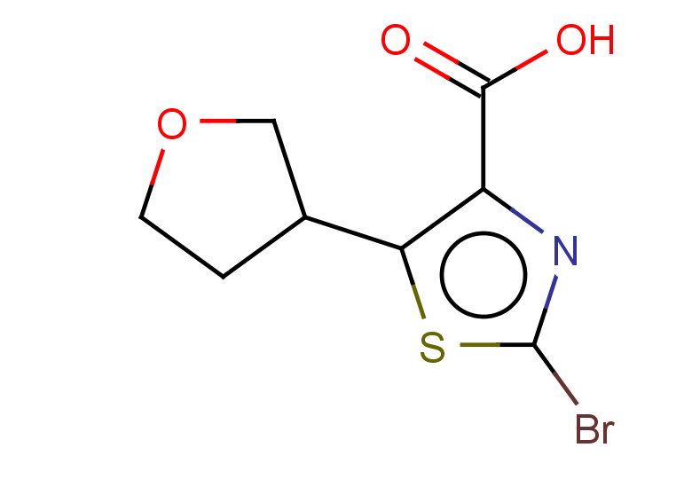 2-bromo-5-(oxolan-3-yl)-1,3-thiazole-4-carboxylic acid