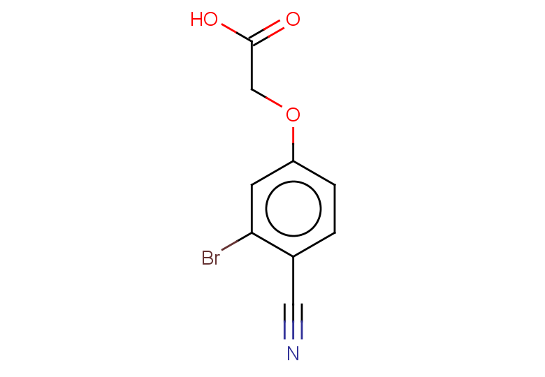 2-(3-bromo-4-cyanophenoxy)acetic acid