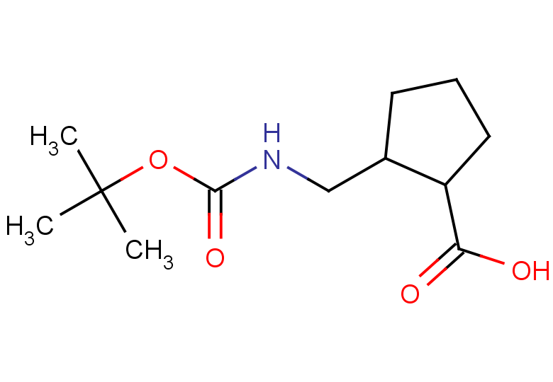 2-({[(tert-butoxy)carbonyl]amino}methyl)cyclopentane-1-carboxylic acid