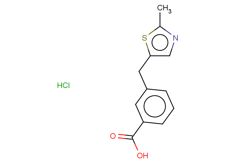 3-[(2-methyl-1,3-thiazol-5-yl)methyl]benzoic acid hydrochloride