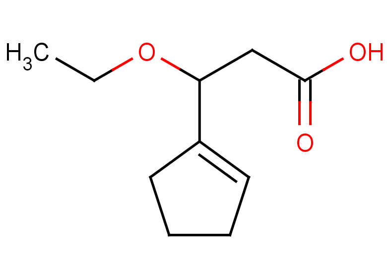 3-(cyclopent-1-en-1-yl)-3-ethoxypropanoic acid