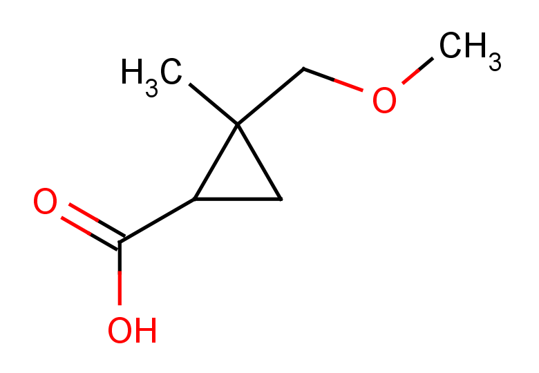2-(methoxymethyl)-2-methylcyclopropane-1-carboxylic acid, Mixture of diastereomers