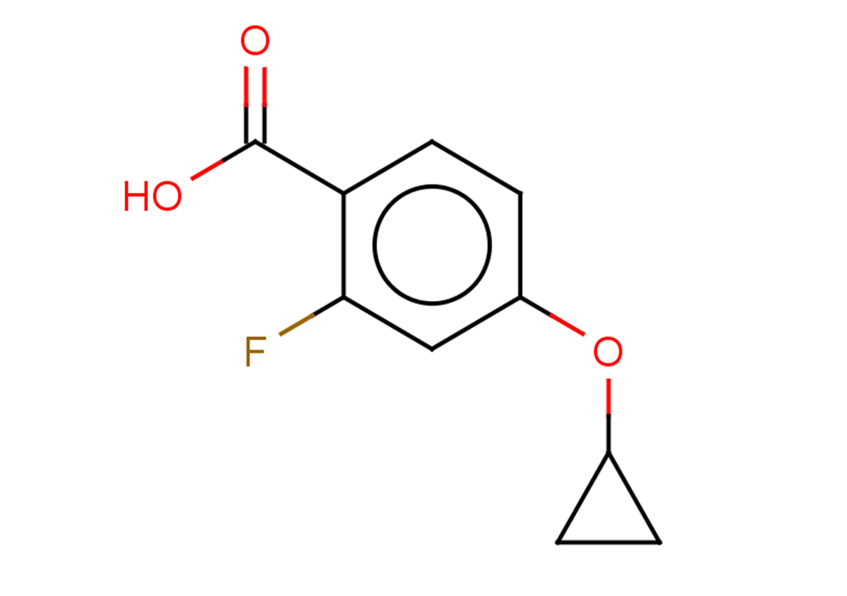 4-cyclopropoxy-2-fluorobenzoic acid