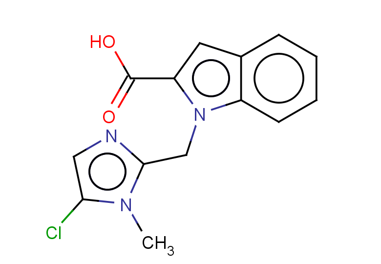 1-[(5-chloro-1-methyl-1H-imidazol-2-yl)methyl]-1H-indole-2-carboxylic acid