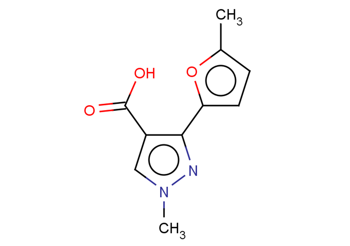 1-methyl-3-(5-methylfuran-2-yl)-1H-pyrazole-4-carboxylic acid