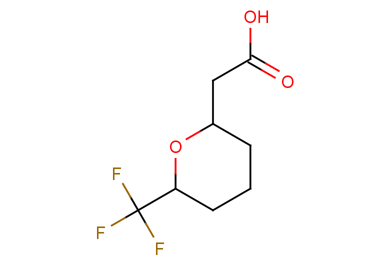 2-[6-(trifluoromethyl)oxan-2-yl]acetic acid