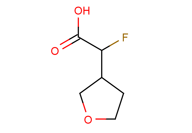 2-fluoro-2-(oxolan-3-yl)acetic acid