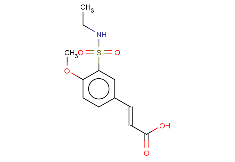 (2E)-3-[3-(ethylsulfamoyl)-4-methoxyphenyl]prop-2-enoic acid