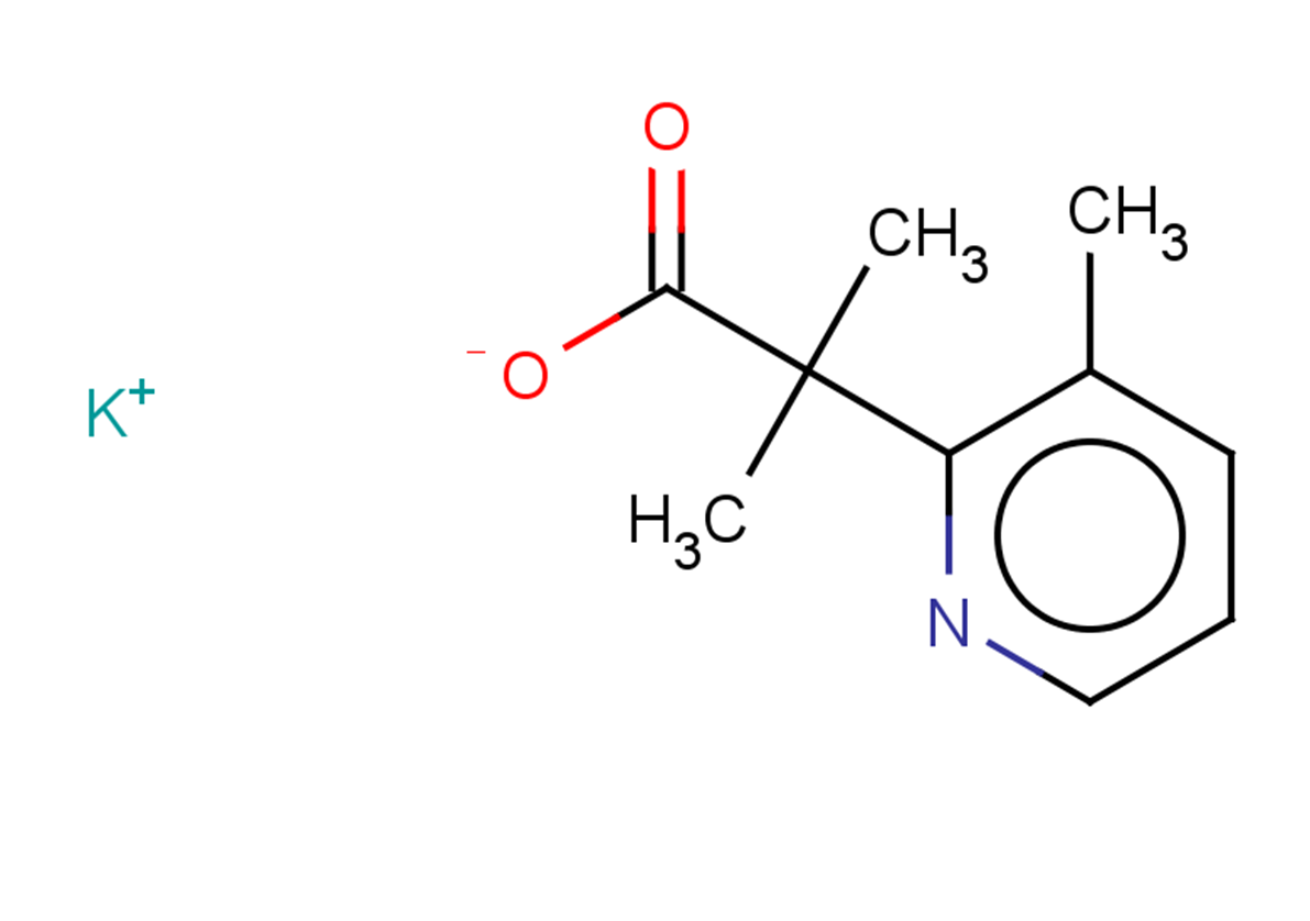 potassium 2-methyl-2-(3-methylpyridin-2-yl)propanoate
