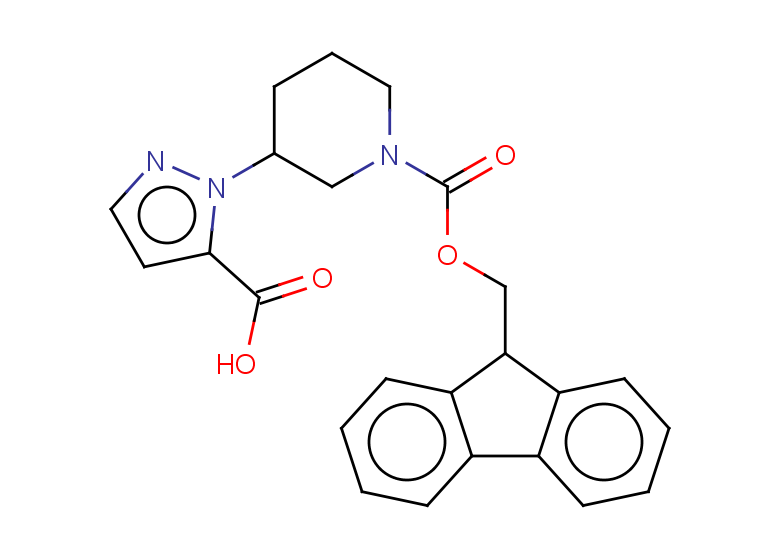 1-(1-{[(9H-fluoren-9-yl)methoxy]carbonyl}piperidin-3-yl)-1H-pyrazole-5-carboxylic acid