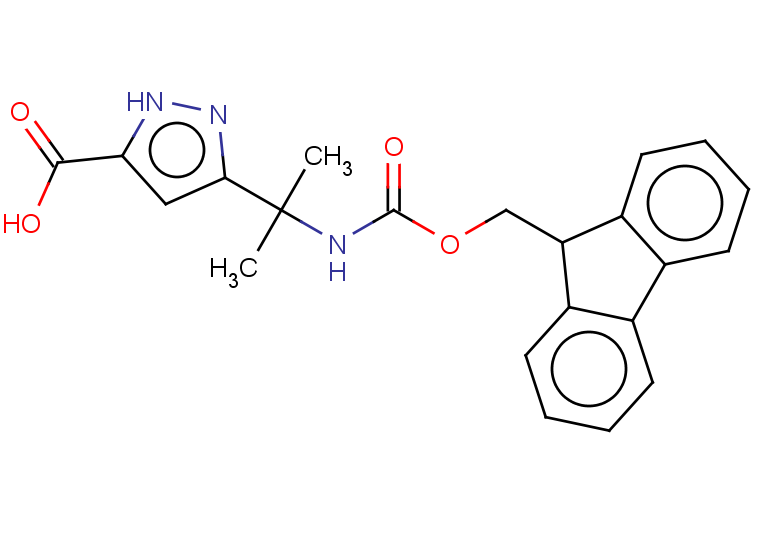 3-[2-({[(9H-fluoren-9-yl)methoxy]carbonyl}amino)propan-2-yl]-1H-pyrazole-5-carboxylic acid