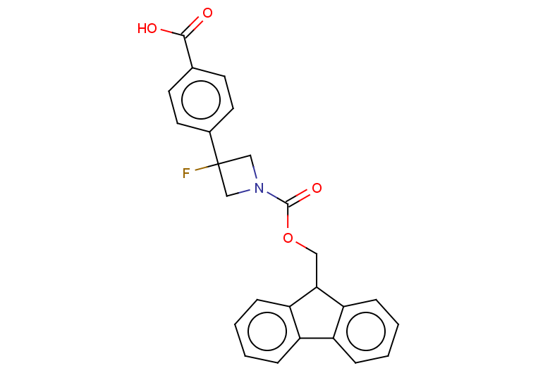 4-(1-{[(9H-fluoren-9-yl)methoxy]carbonyl}-3-fluoroazetidin-3-yl)benzoic acid