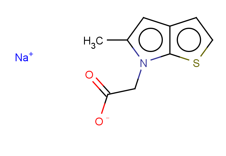 sodium 2-{5-methyl-6H-thieno[2,3-b]pyrrol-6-yl}acetate