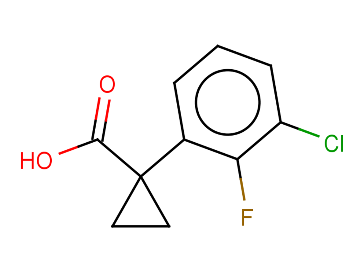 1-(3-chloro-2-fluorophenyl)cyclopropane-1-carboxylic acid