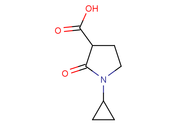 1-cyclopropyl-2-oxopyrrolidine-3-carboxylic acid