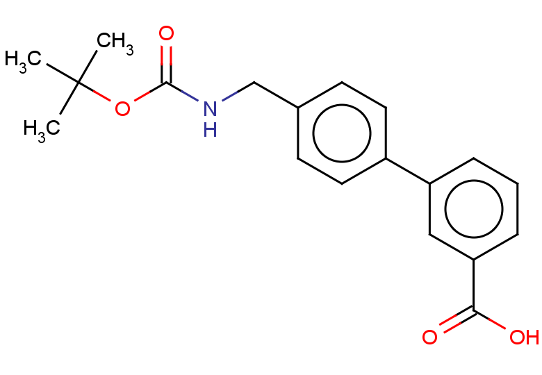 3-[4-({[(tert-butoxy)carbonyl]amino}methyl)phenyl]benzoic acid