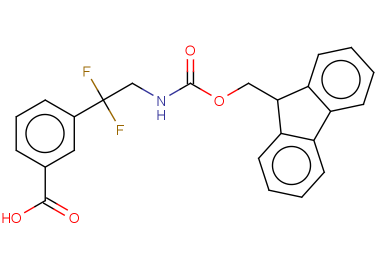 3-[2-({[(9H-fluoren-9-yl)methoxy]carbonyl}amino)-1,1-difluoroethyl]benzoic acid