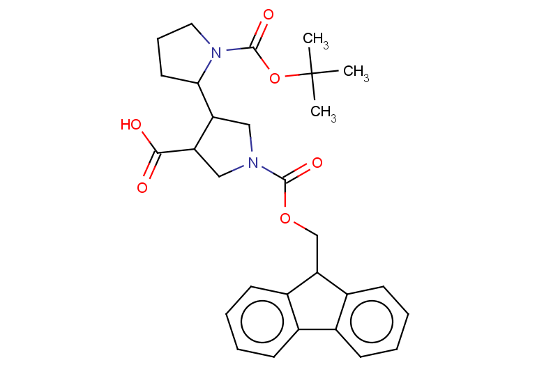 1-[(tert-butoxy)carbonyl]-1'-{[(9H-fluoren-9-yl)methoxy]carbonyl}-[2,3'-bipyrrolidine]-4'-carboxylic acid