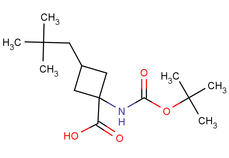1-{[(tert-butoxy)carbonyl]amino}-3-(2,2-dimethylpropyl)cyclobutane-1-carboxylic acid