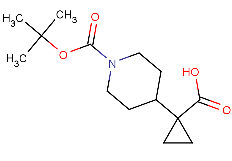 1-{1-[(tert-butoxy)carbonyl]piperidin-4-yl}cyclopropane-1-carboxylic acid